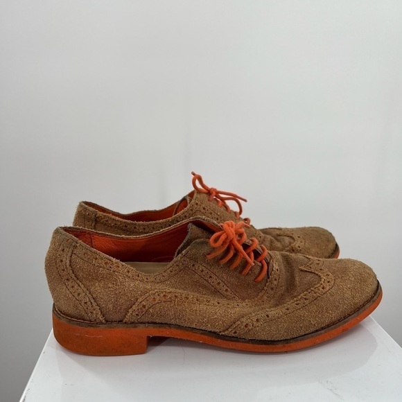 Cole Haan Lunagrand Wingtip Oxfords Sequoia Size7 1/2 - Picture 1 of 7